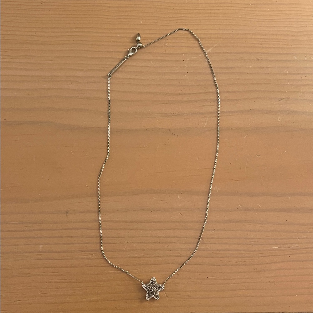 Kendra Scott Silver Star Pendant Necklace
